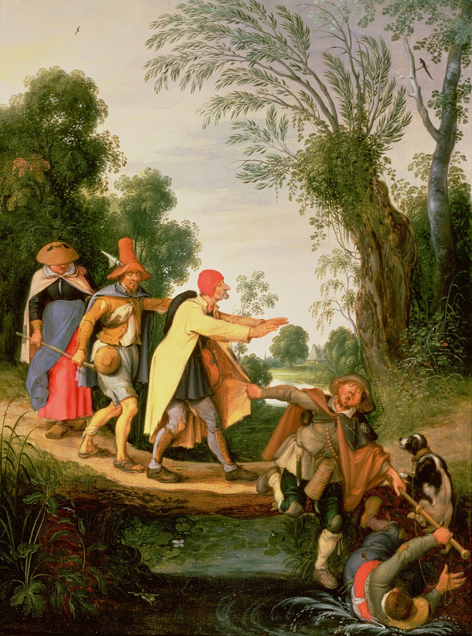De blinde som leder de blinde av Sebastian Vrancx