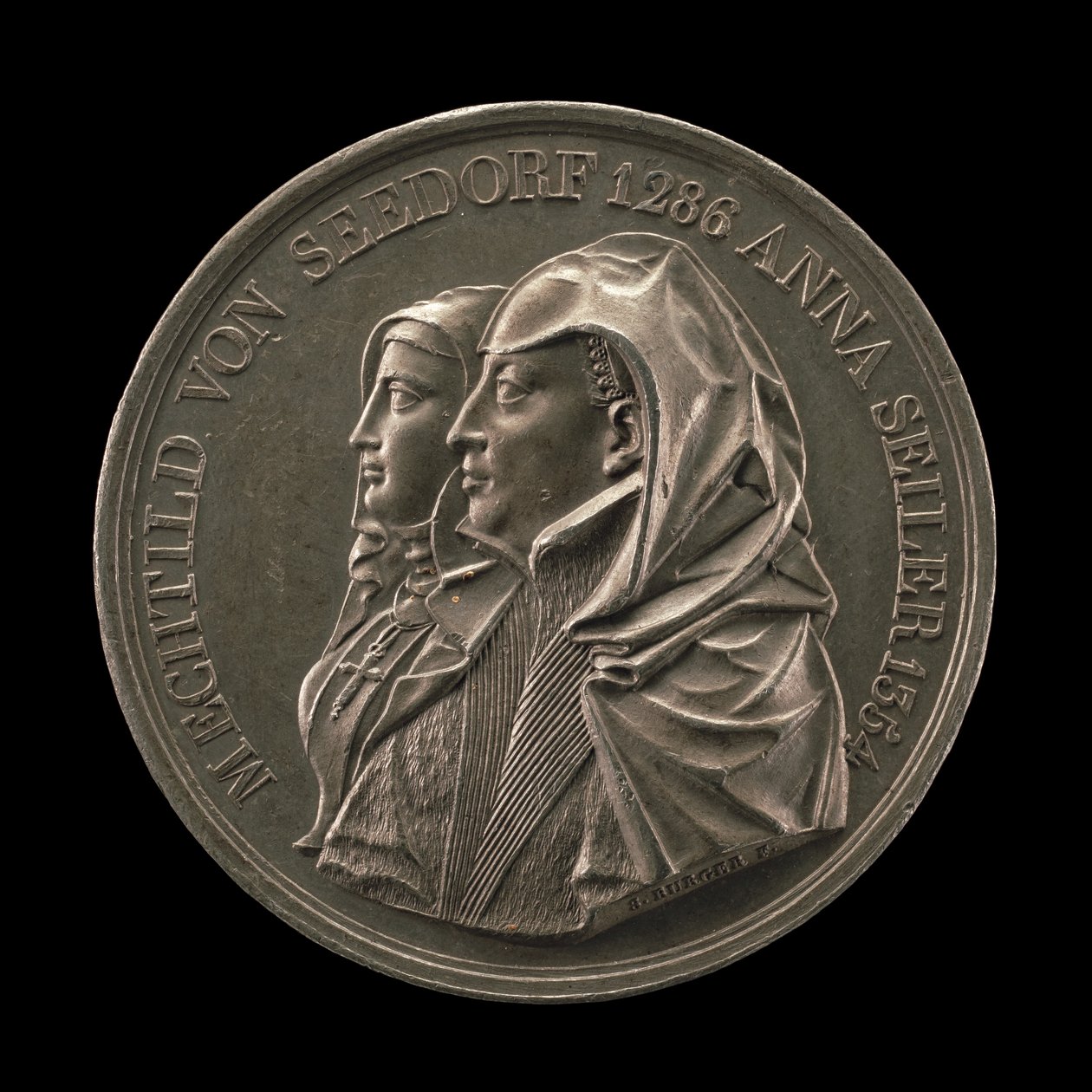 Mechtild von Seedorf og Anna Seiler [forside], 1818. av Sebastian Burger