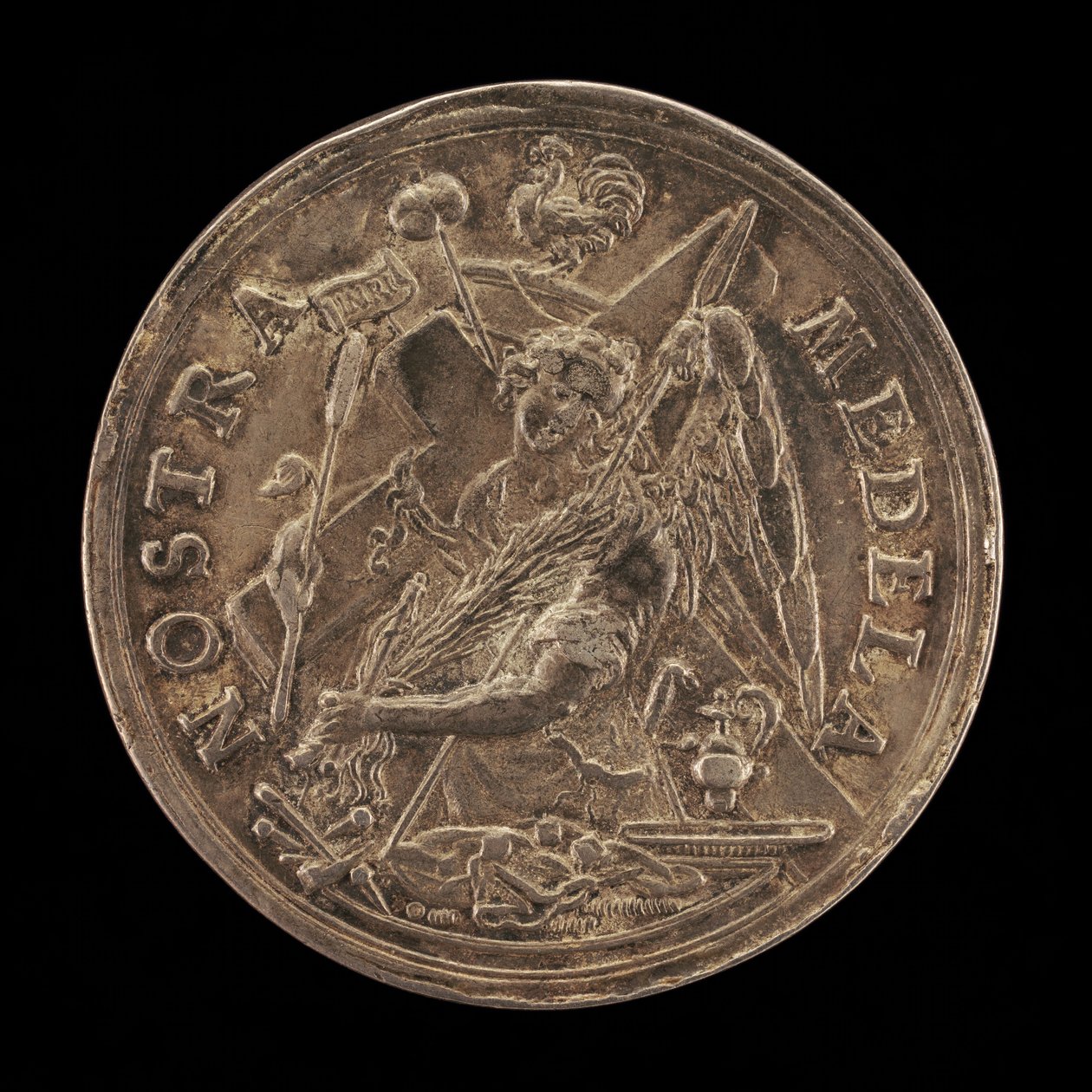 Angel with the Instruments of the Passion [revers], 1631. av Sebastian Dadler