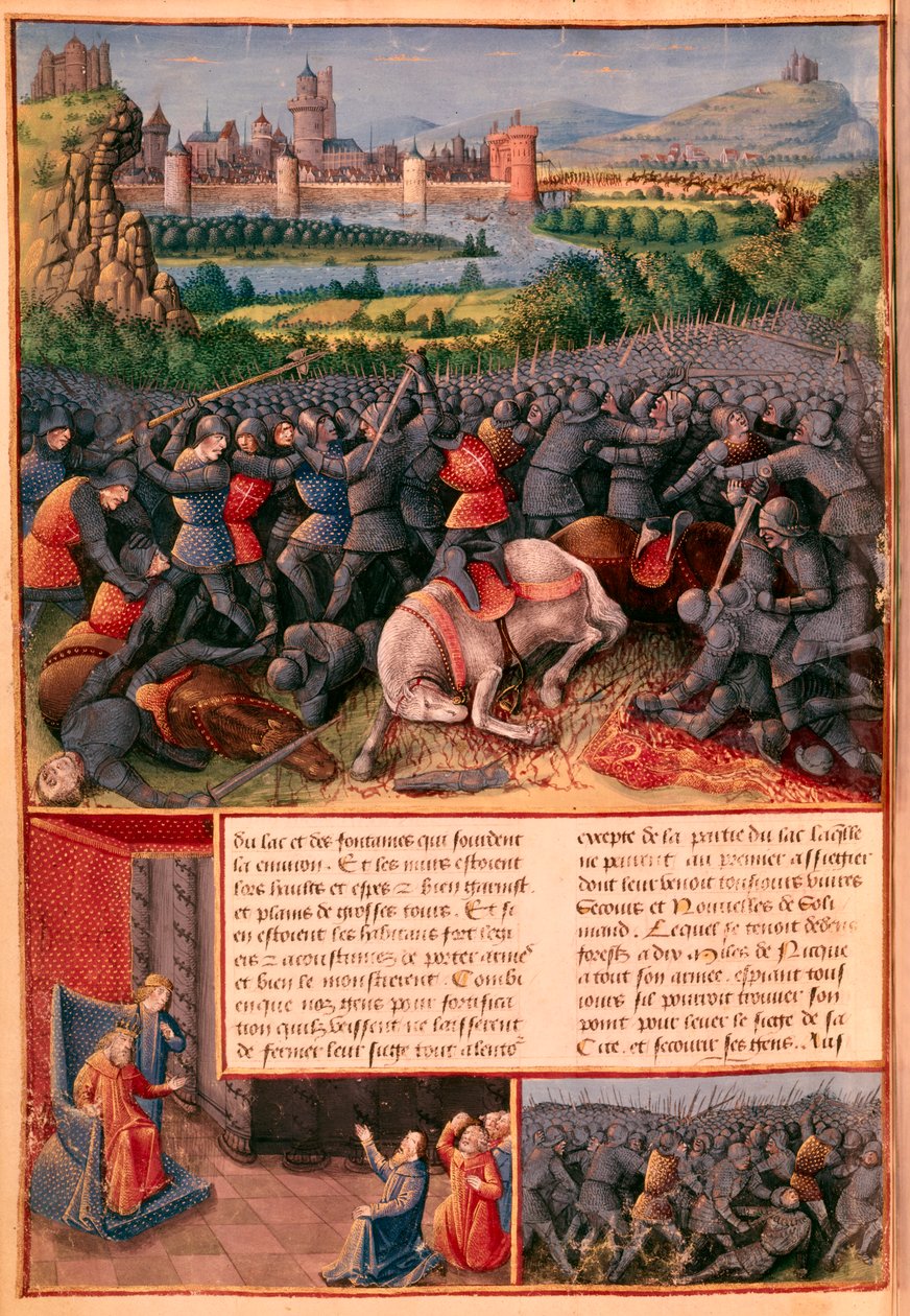Scener fra det første korstoget, 1096-1099 c1490 av Sebastian Marmoret