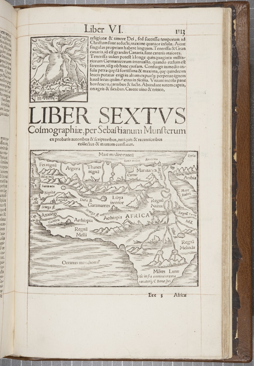 Cosmographia, Col 1113, 1544 av Sebastian Munster