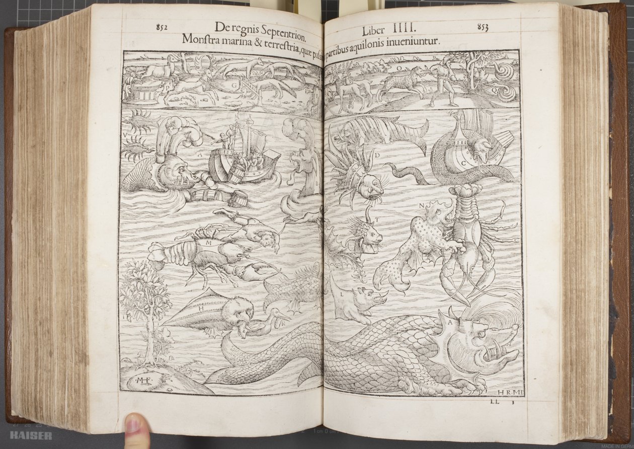 Cosmographia, Fol 852-853, 1544 av Sebastian Munster