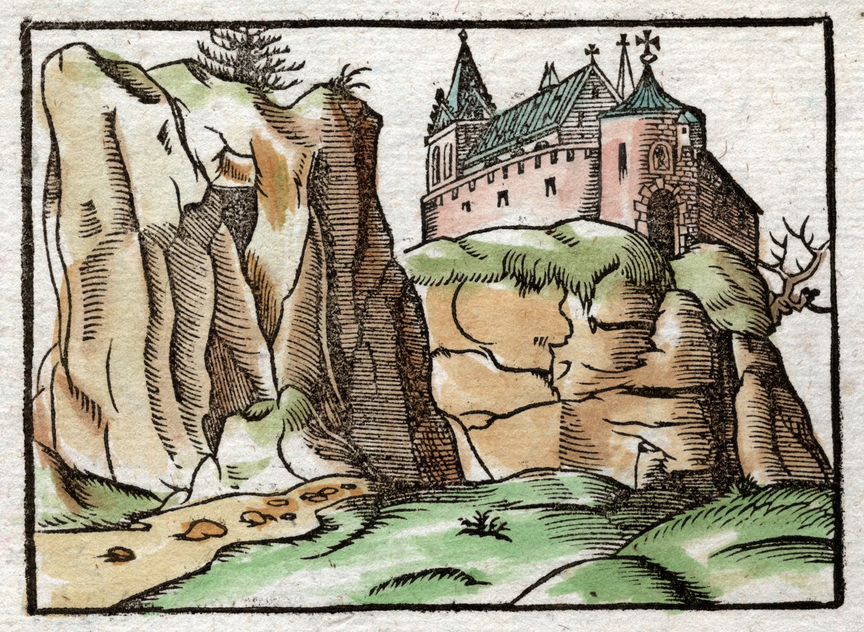 Targoviste, Romania 1575 av Sebastian Munster