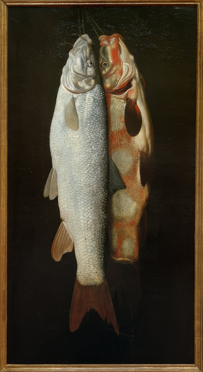 Fiskestilleben av Sebastian Stosskopf