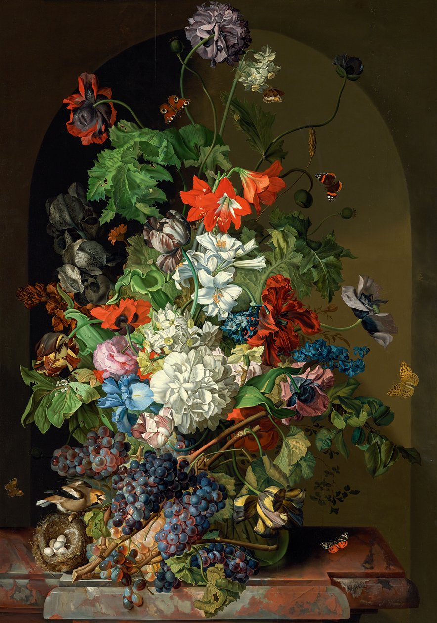blomsterstilleben av Sebastian Wegmayr