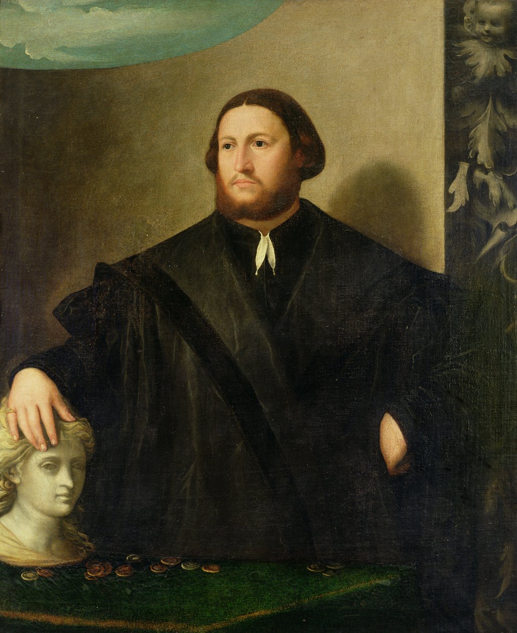 Portrett av Raphaele Grassi av Sebastiano Florigerio