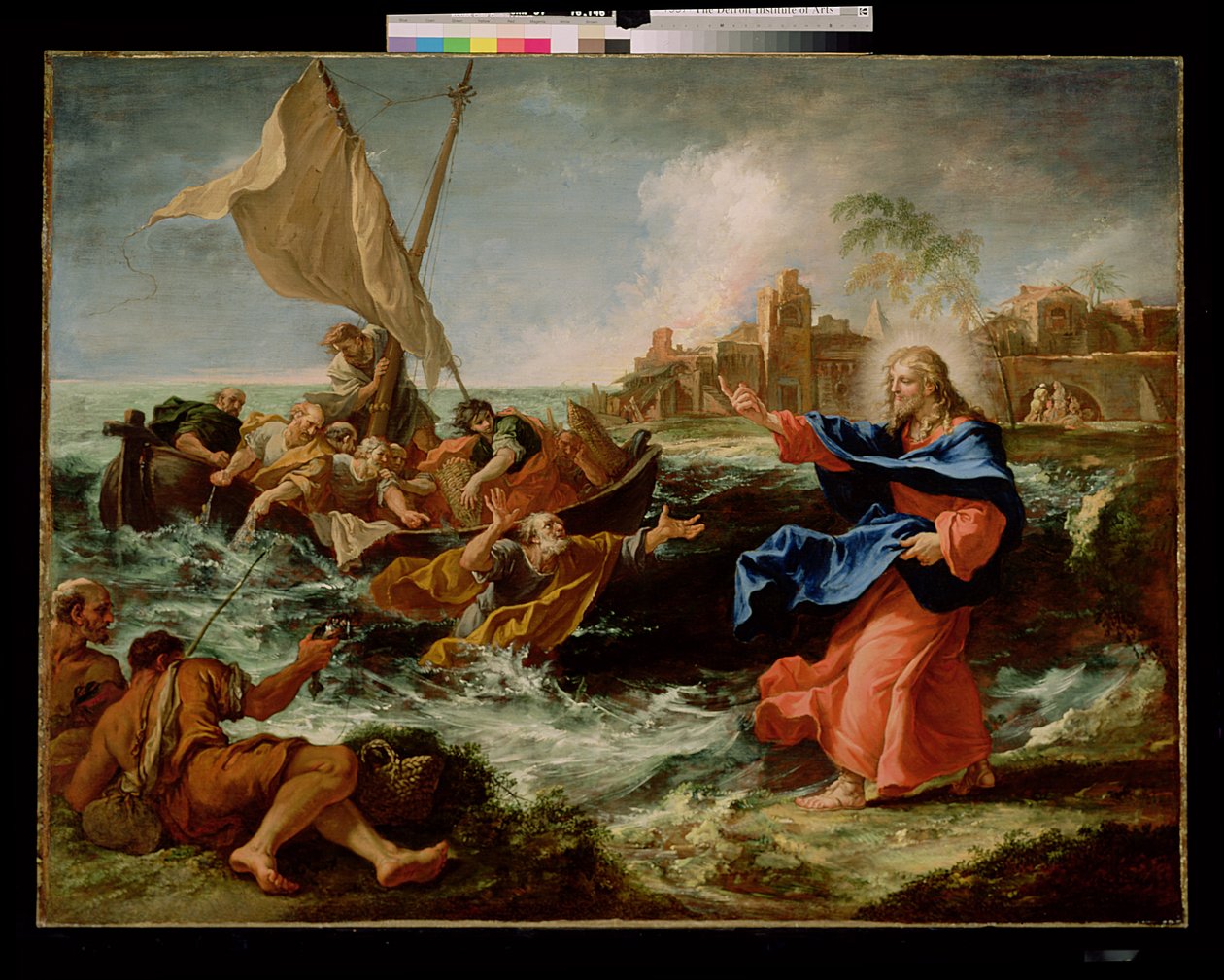 Kristus ved Genesaretsjøen, 1695-97 av Sebastiano Ricci