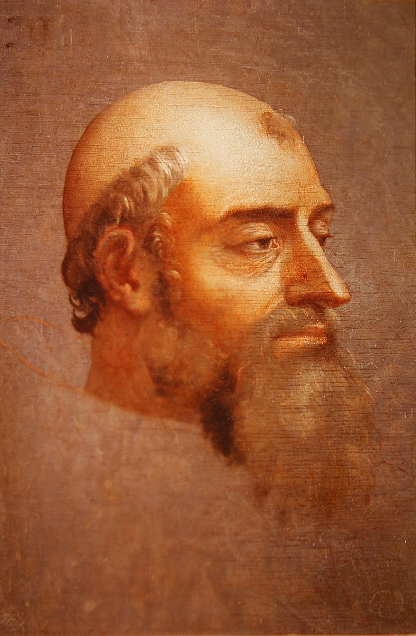 Portrett av Clement VII (olje på skifer) av Sebastiano del Piombo