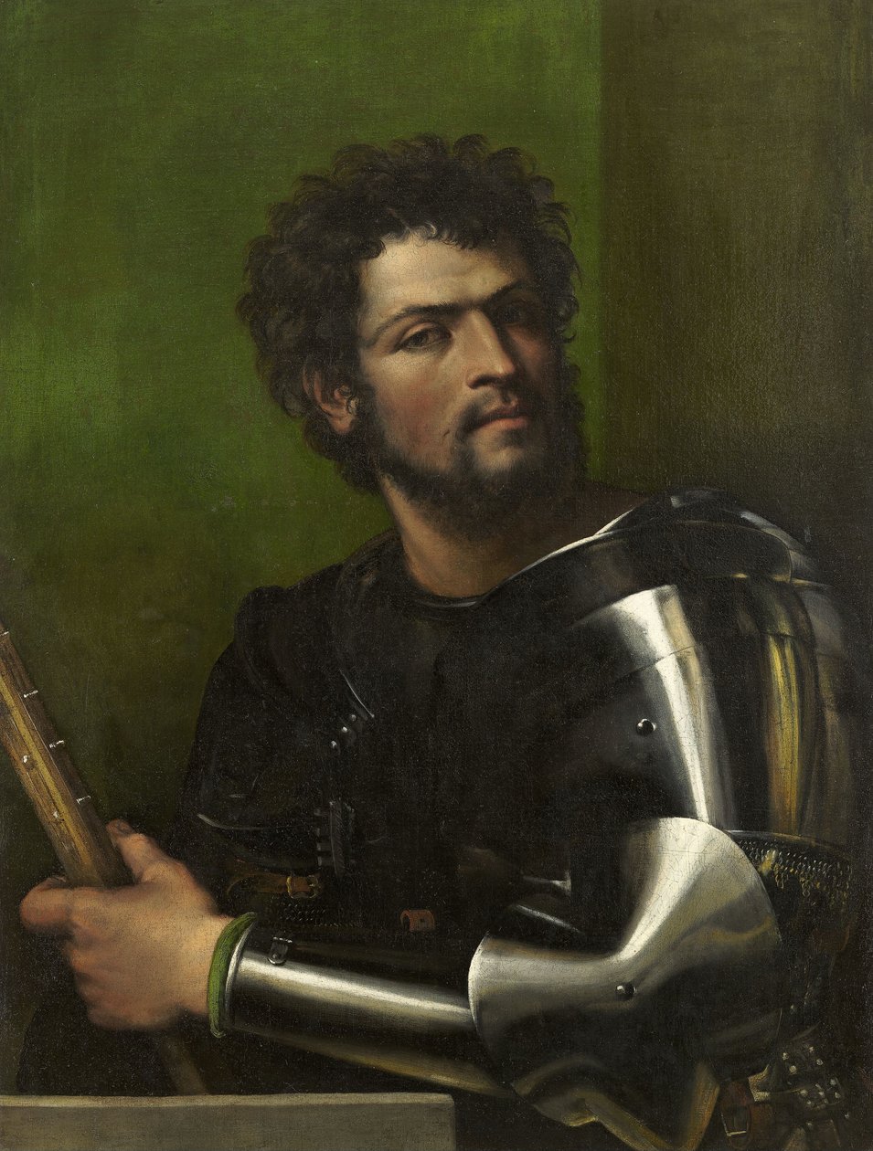 Portrett av en mann i rustning av Sebastiano del Piombo