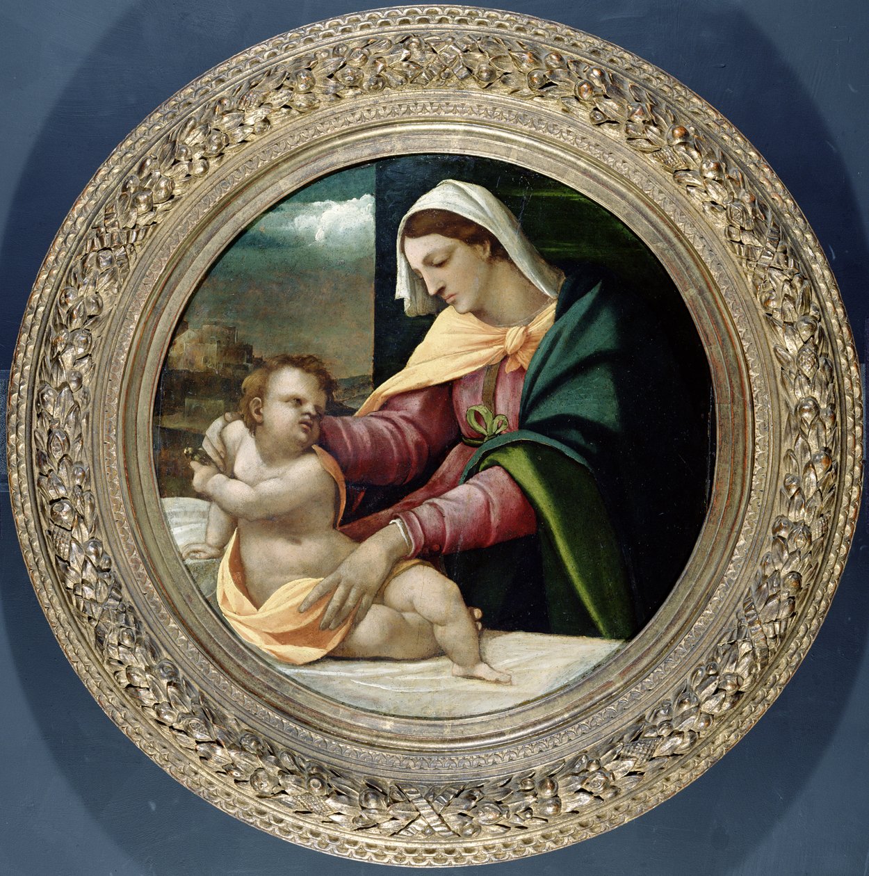 Madonnaen og barnet, ca. 1513 av Sebastiano del Piombo