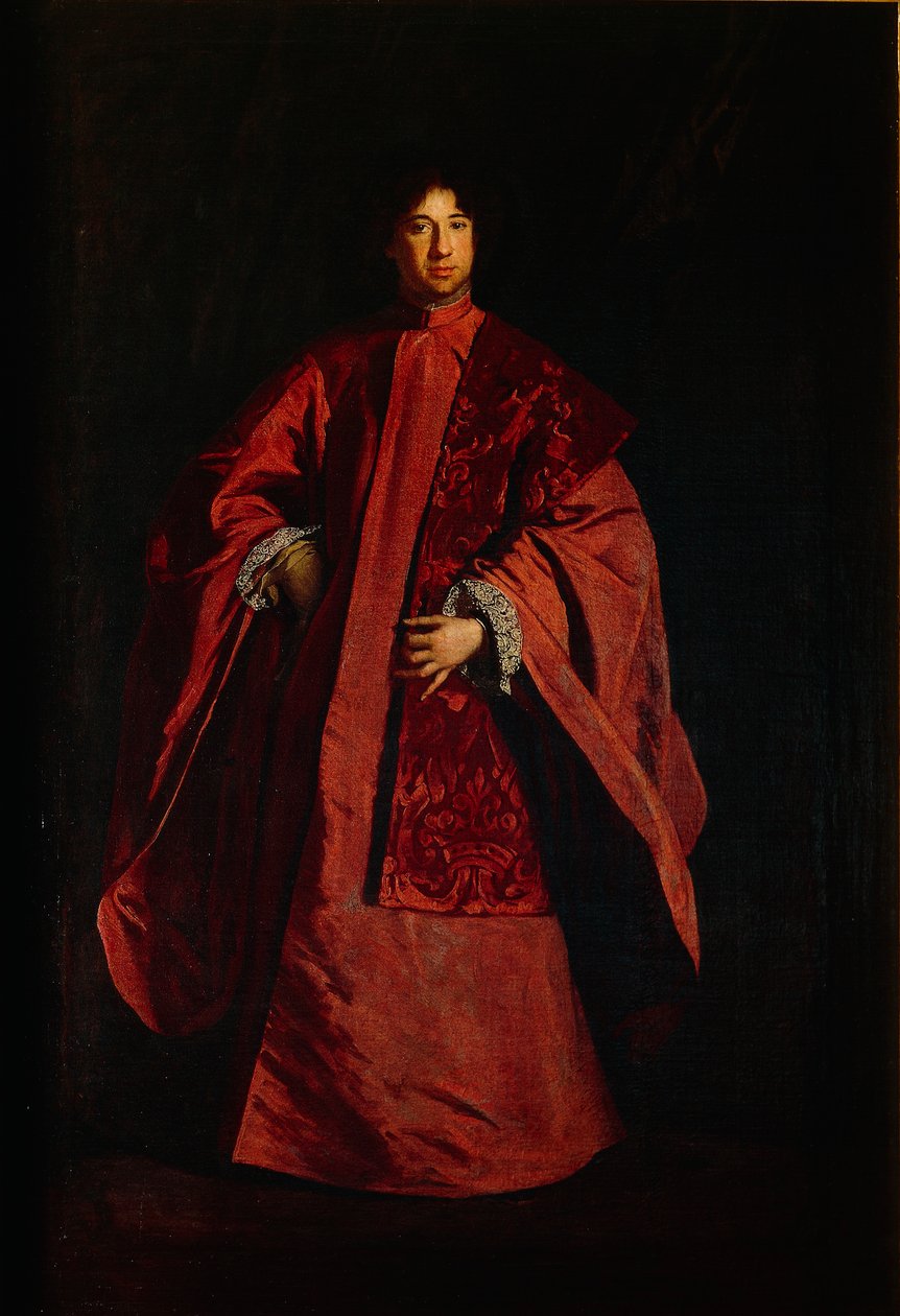 Portrett av prokurator Gerolamo Querini Stampalia, av Sebastiano Bombelli (1635-1719), olje på lerret av Sebastiano Bombelli