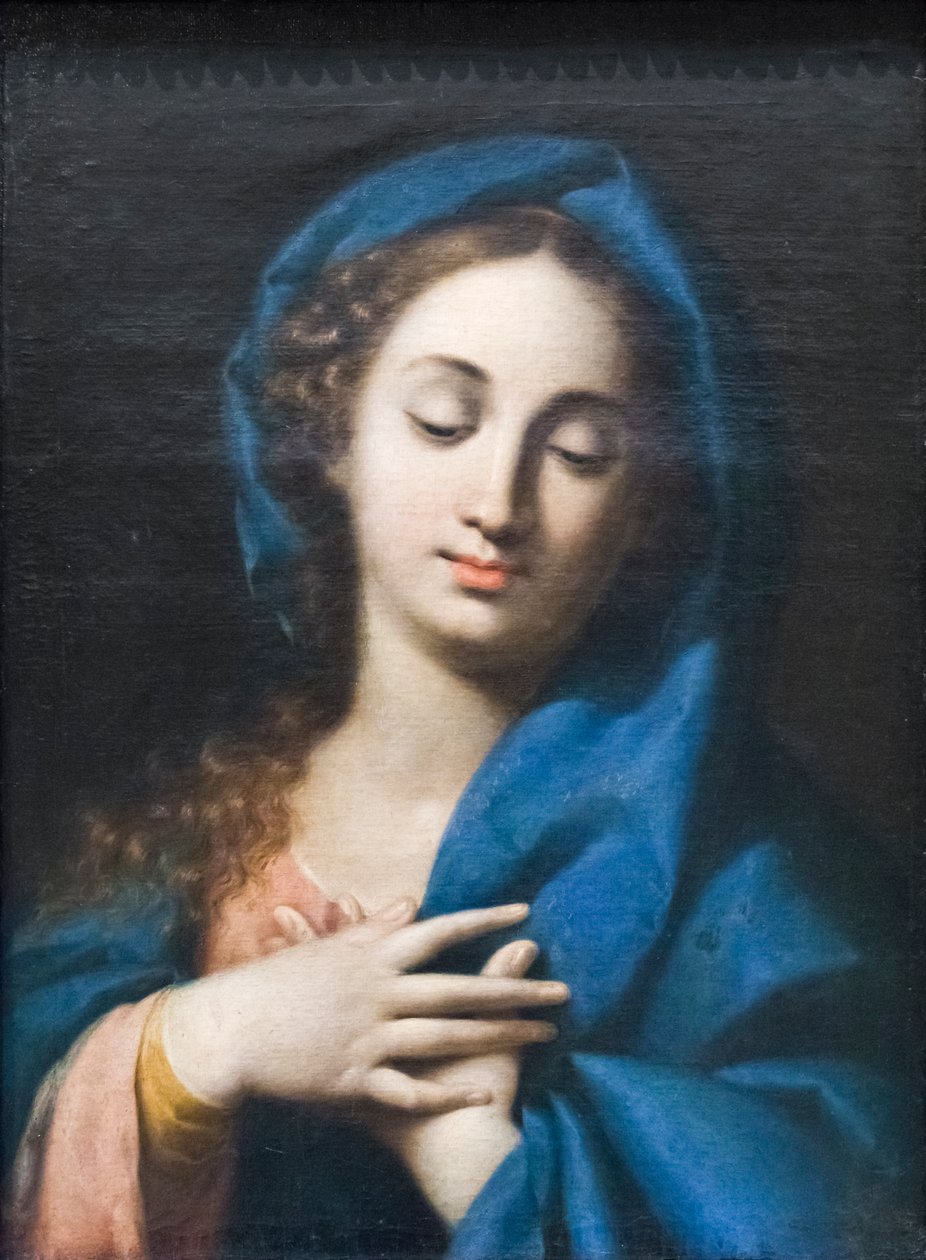 Madonna (olje på lerret) av Sebastiano Conca