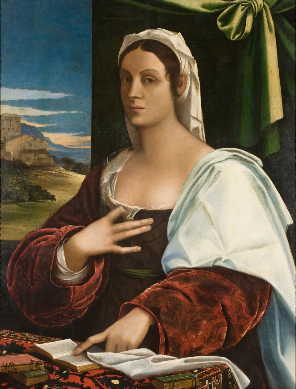 Vittoria Colonna 1490-1547 av Sebastiano Piombo del