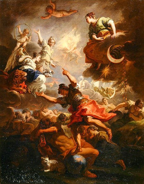 Allegory of Toscana, ca. 1706 (olje på lerret) av Sebastiano Ricci