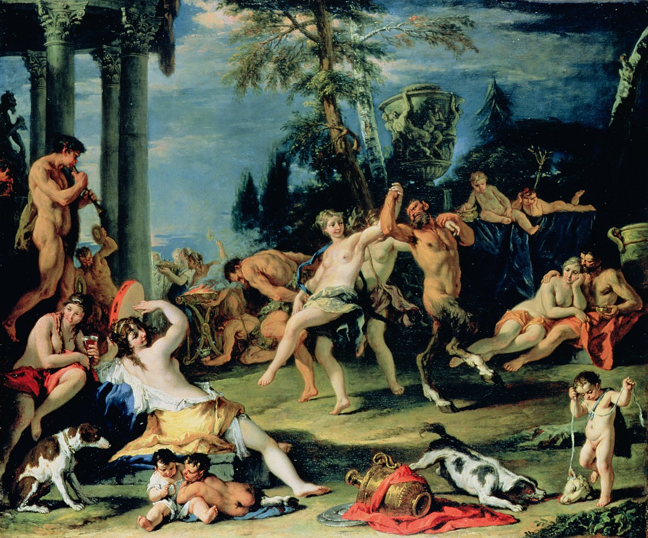 Bacchanal til Pans ære av Sebastiano Ricci