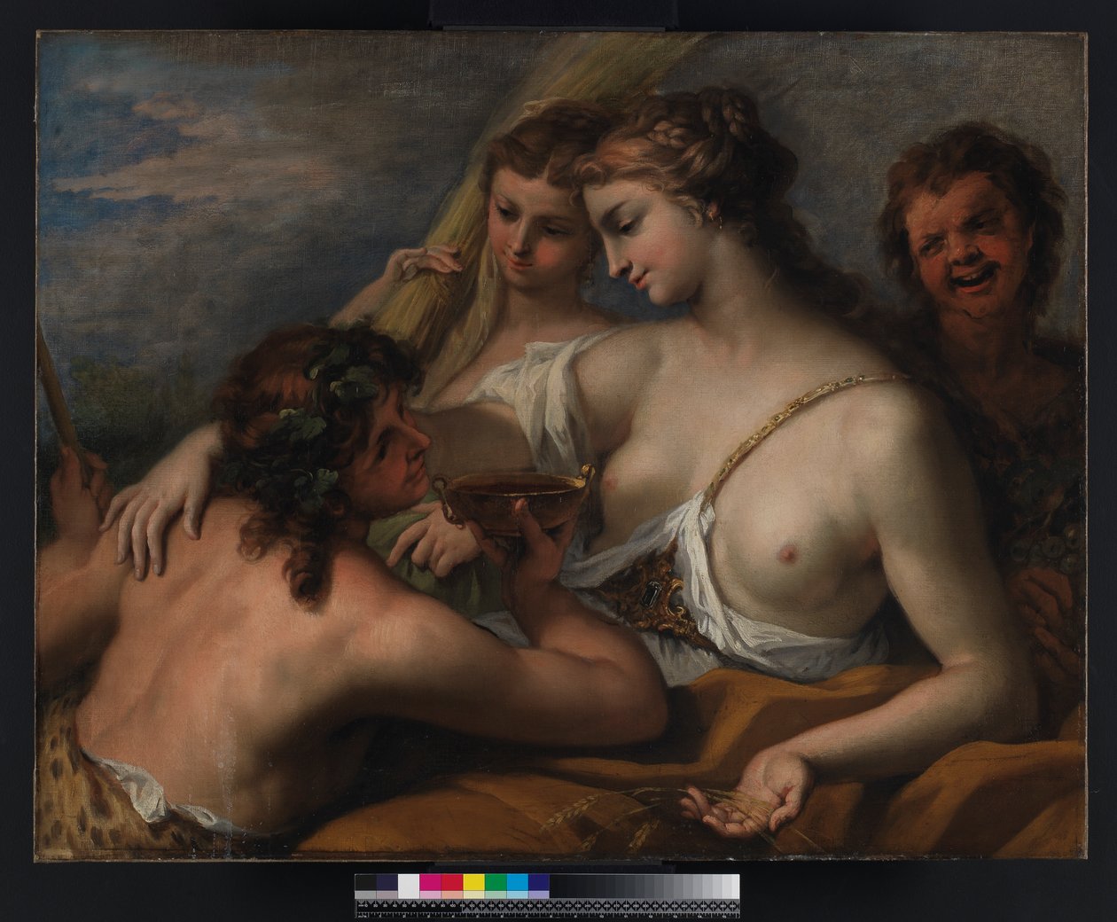 Bacchus og Ceres, ikke etter 1710 av Sebastiano Ricci