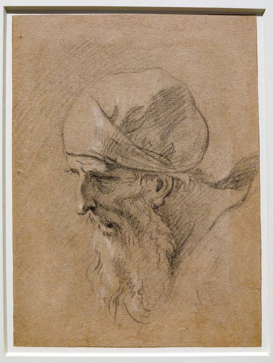 Leder av en gammel mann av Sebastiano Ricci
