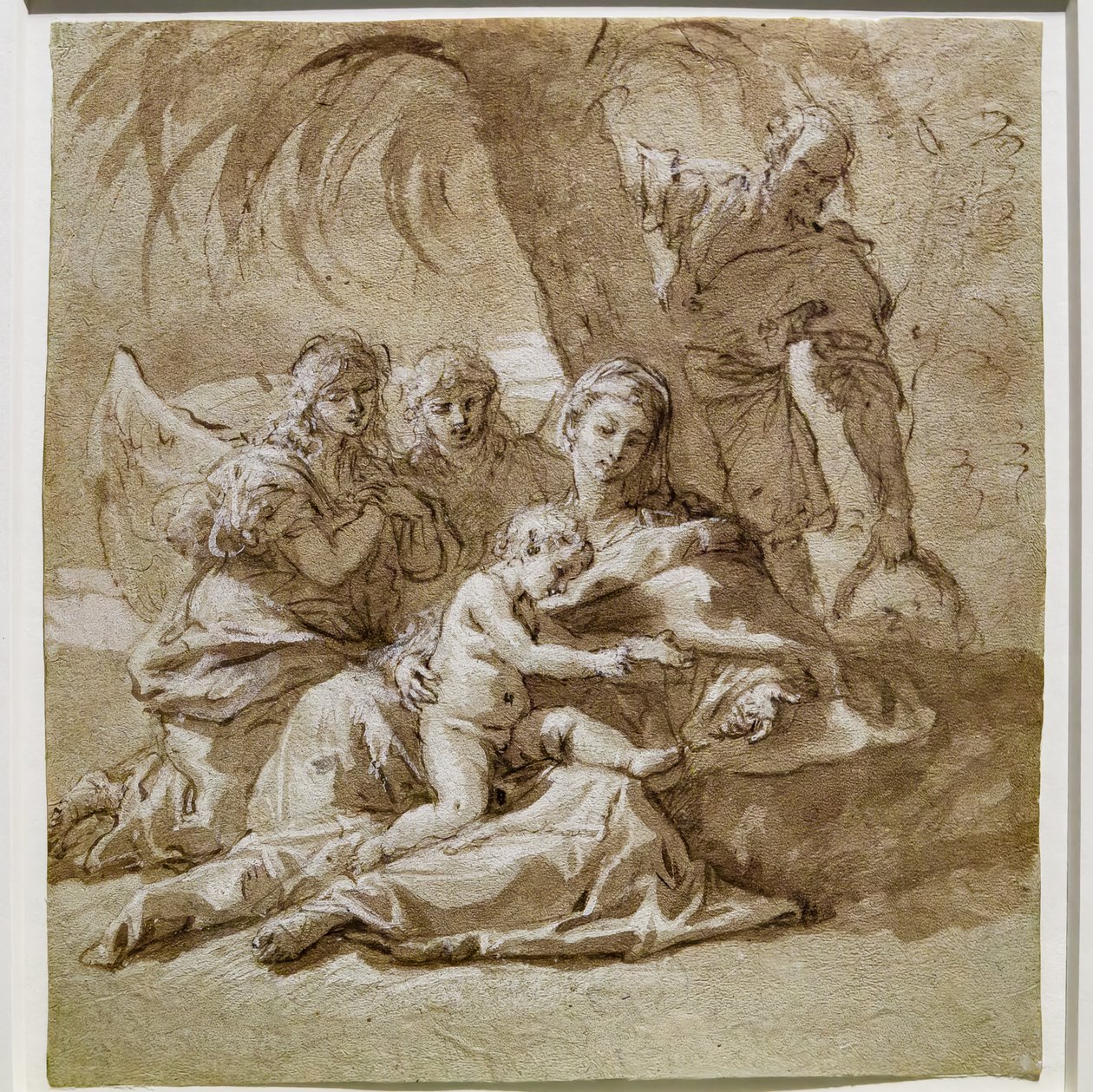 Hvil under flyturen til Egypt av Sebastiano Ricci