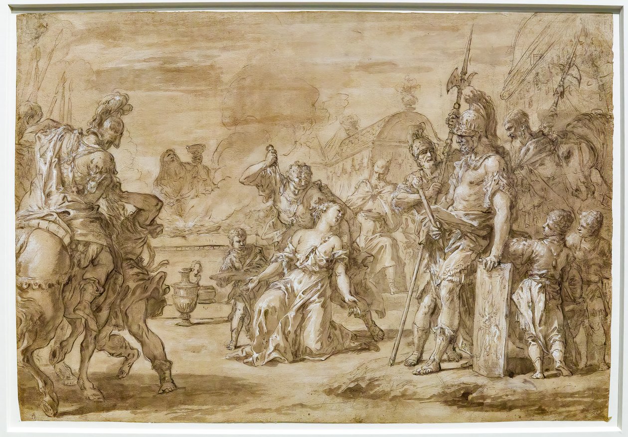 Ofring av Polyxena av Sebastiano Ricci