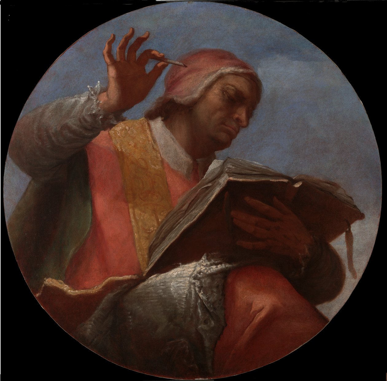 Den hellige Gregor den store av Sebastiano Ricci
