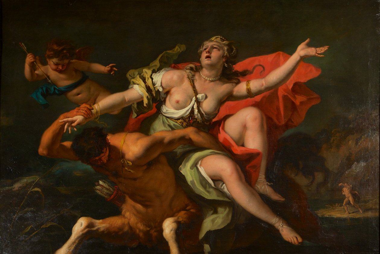Voldtekten av Deineira av Sebastiano Ricci