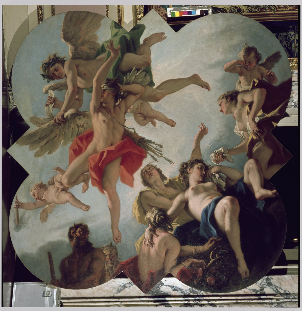 Kjærlighetens straff (olje på lerret av Sebastiano Ricci