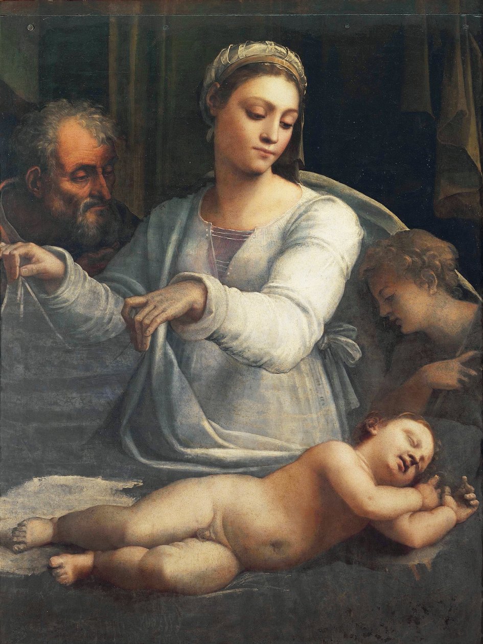 Madonna av sløret av Sebastiano del (c.1485 1547) Piombo