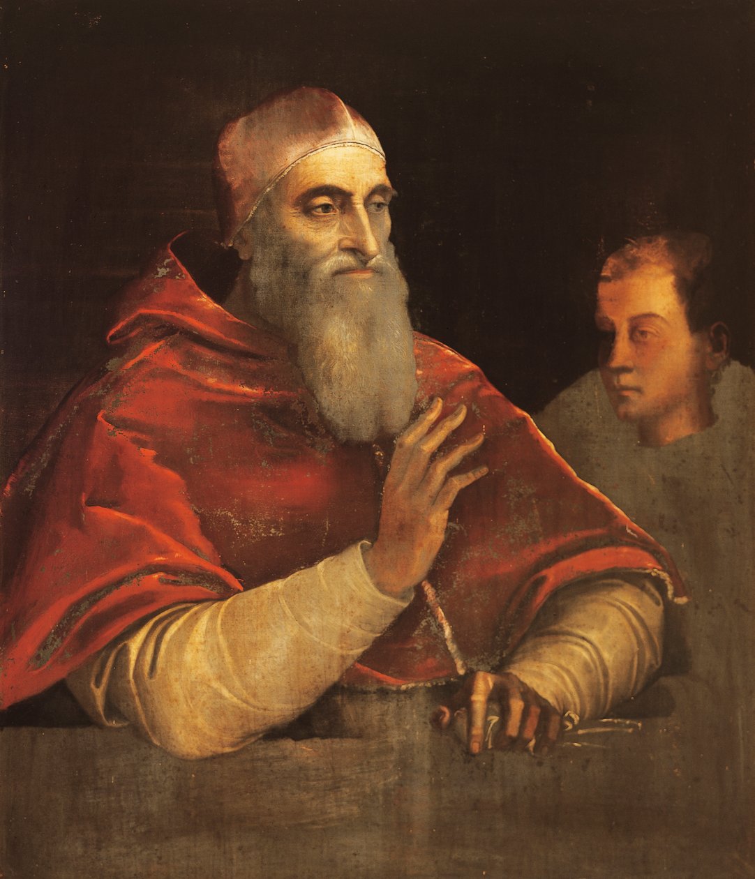 Pave Clement VII (Giulio de Medici, Firenze av Sebastiano del (c.1485 1547) Piombo