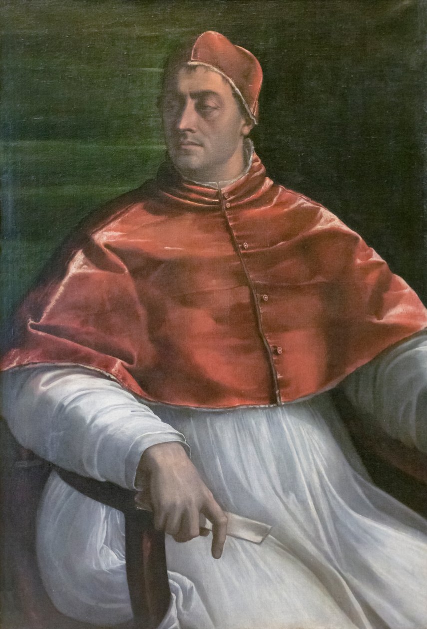 Portrett av Clement VII, før 1527, Sebastiano del Piombo (olje på lerret) av Sebastiano del (c.1485 1547) Piombo
