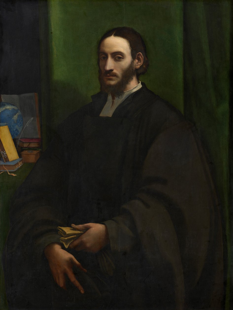 Portrett av en humanist av Sebastiano del Piombo
