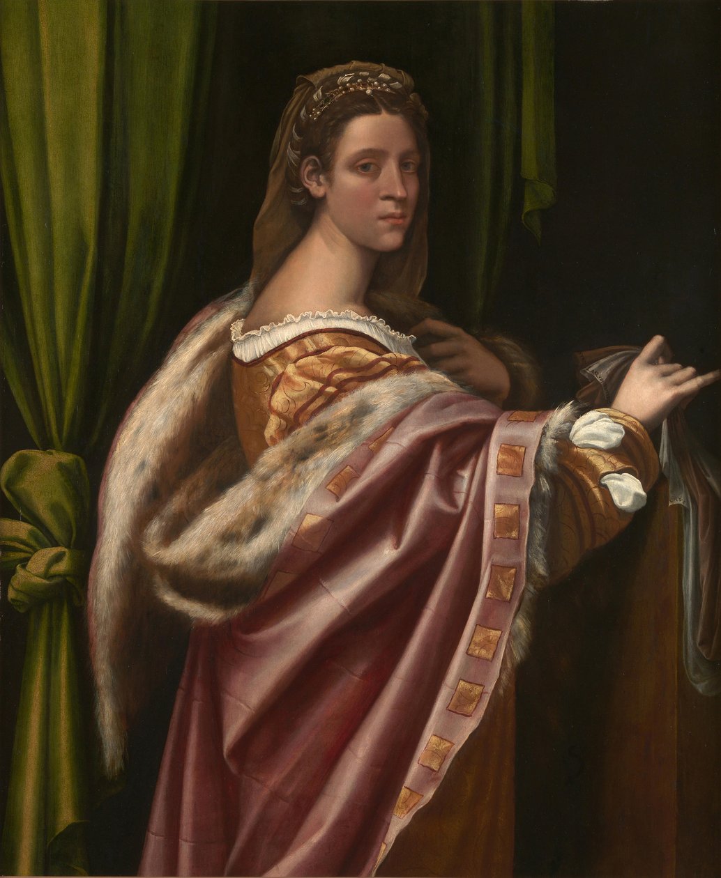 Portrett av en dame, 1540-tallet av Sebastiano del Piombo