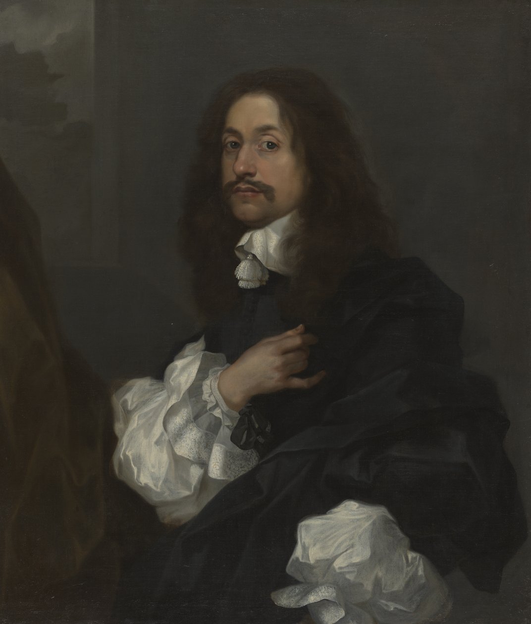 Portrett av en mann av Sébastien Bourdon