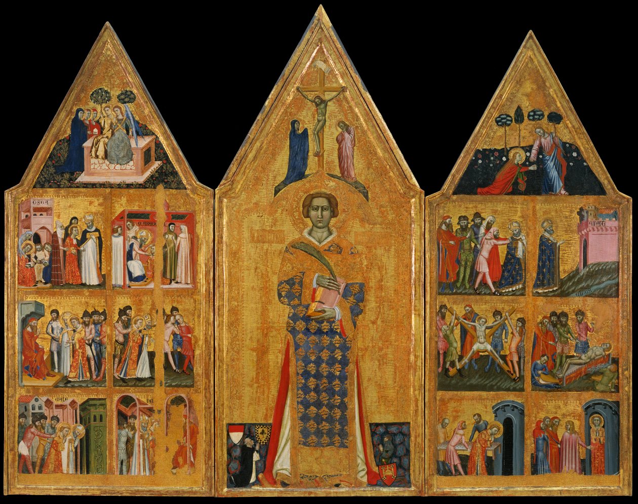 Altertavle av Saint Vincent av Master of Estopiñán