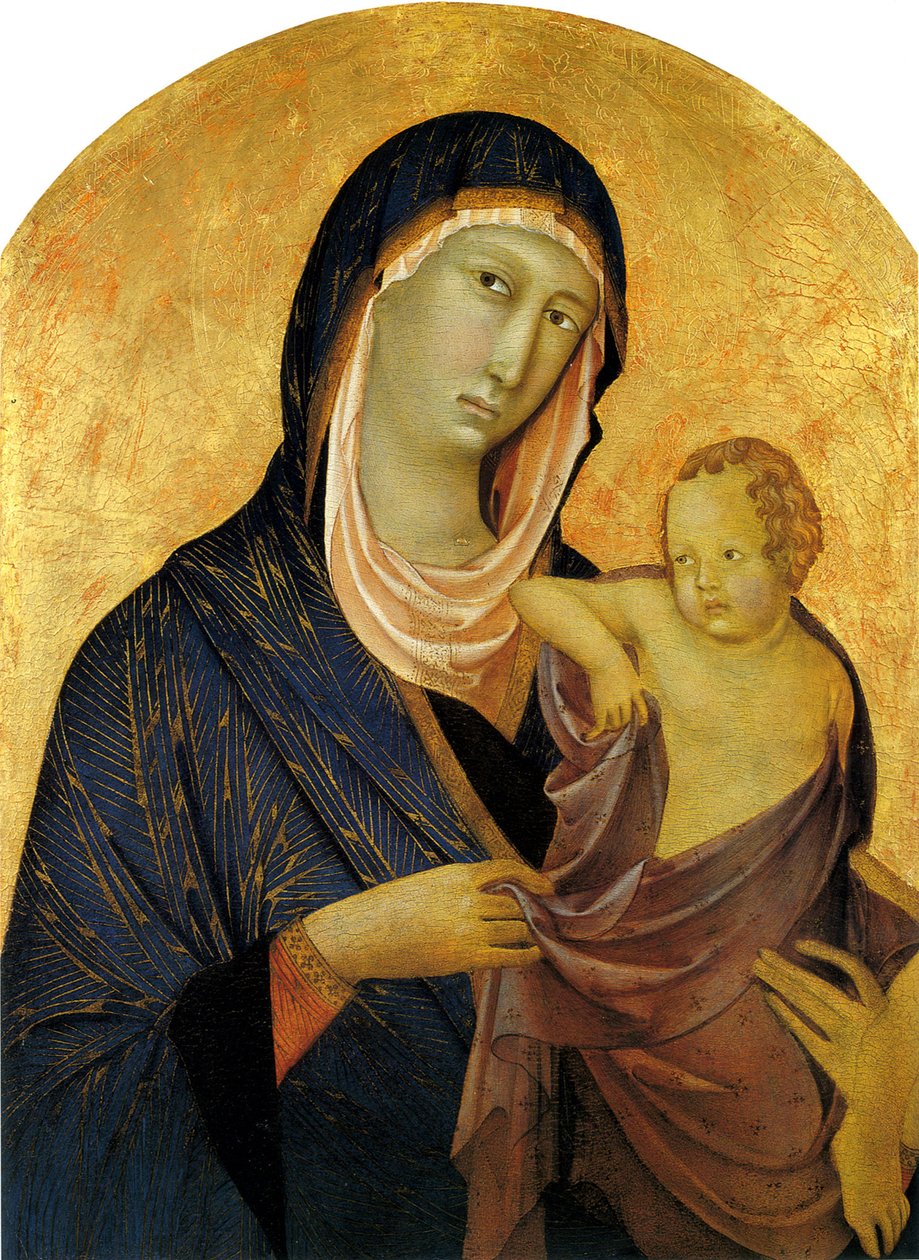 Madonna og barn, ca 1320 av Segna di Bonaventura