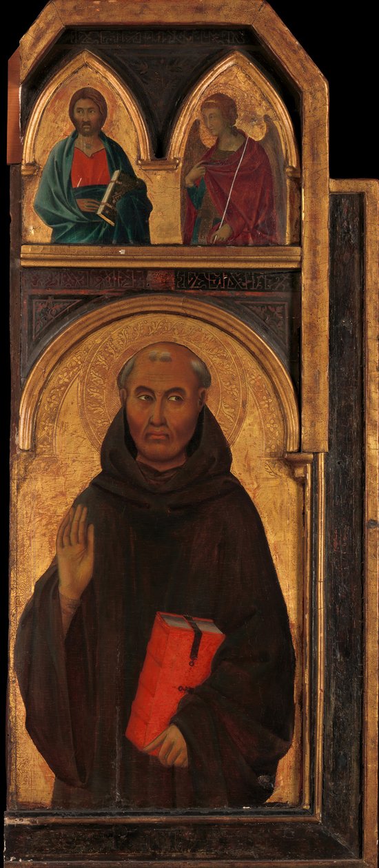 Saint Silvester Gozzolini, 1320-årene. av Segna di Buonaventura