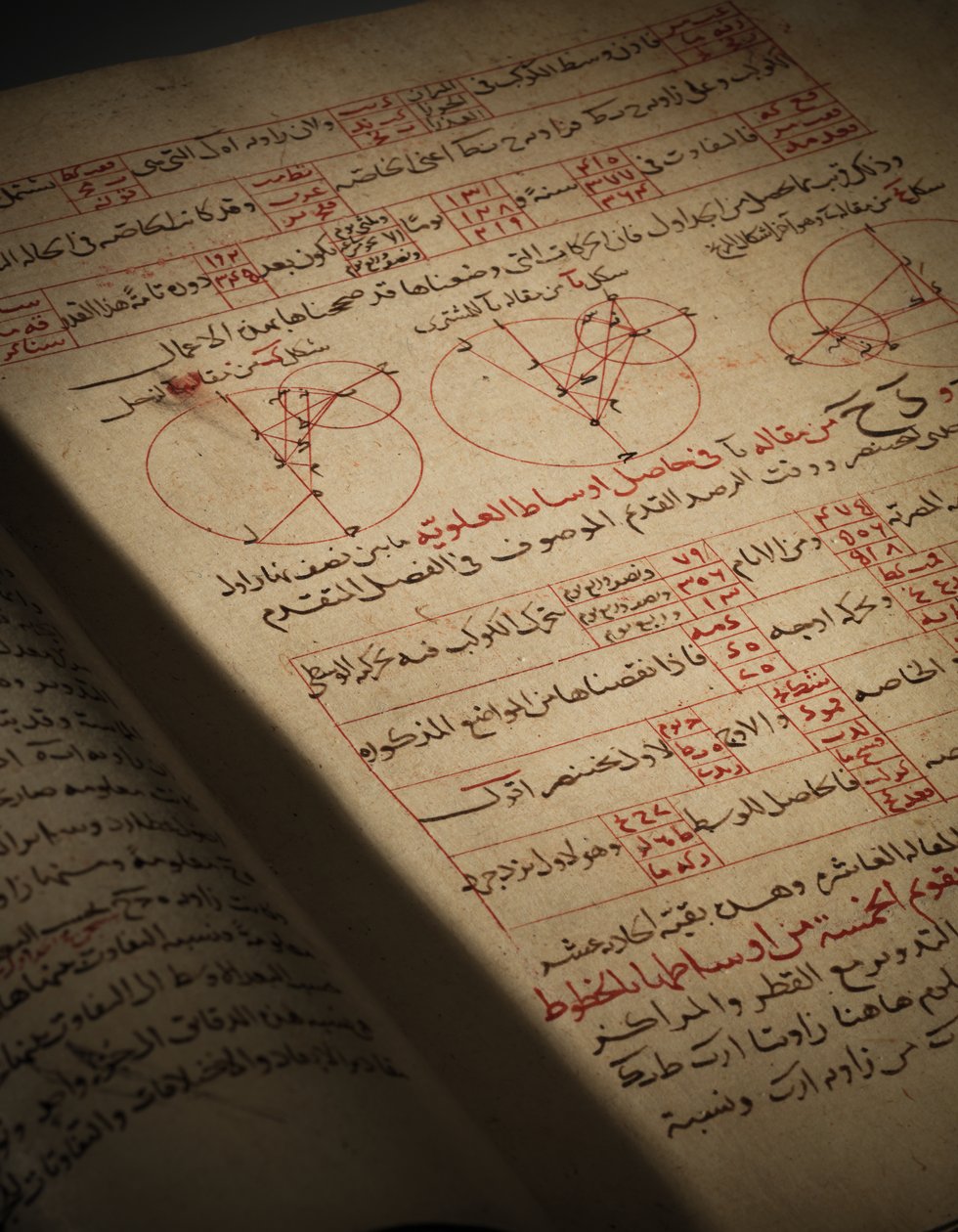 Et kompendium av avhandlinger om astronomi og matematikk av Nasir Al-Din Muhammad bin Al-Hasan Al-Tusi av Seljuq Dynasty
