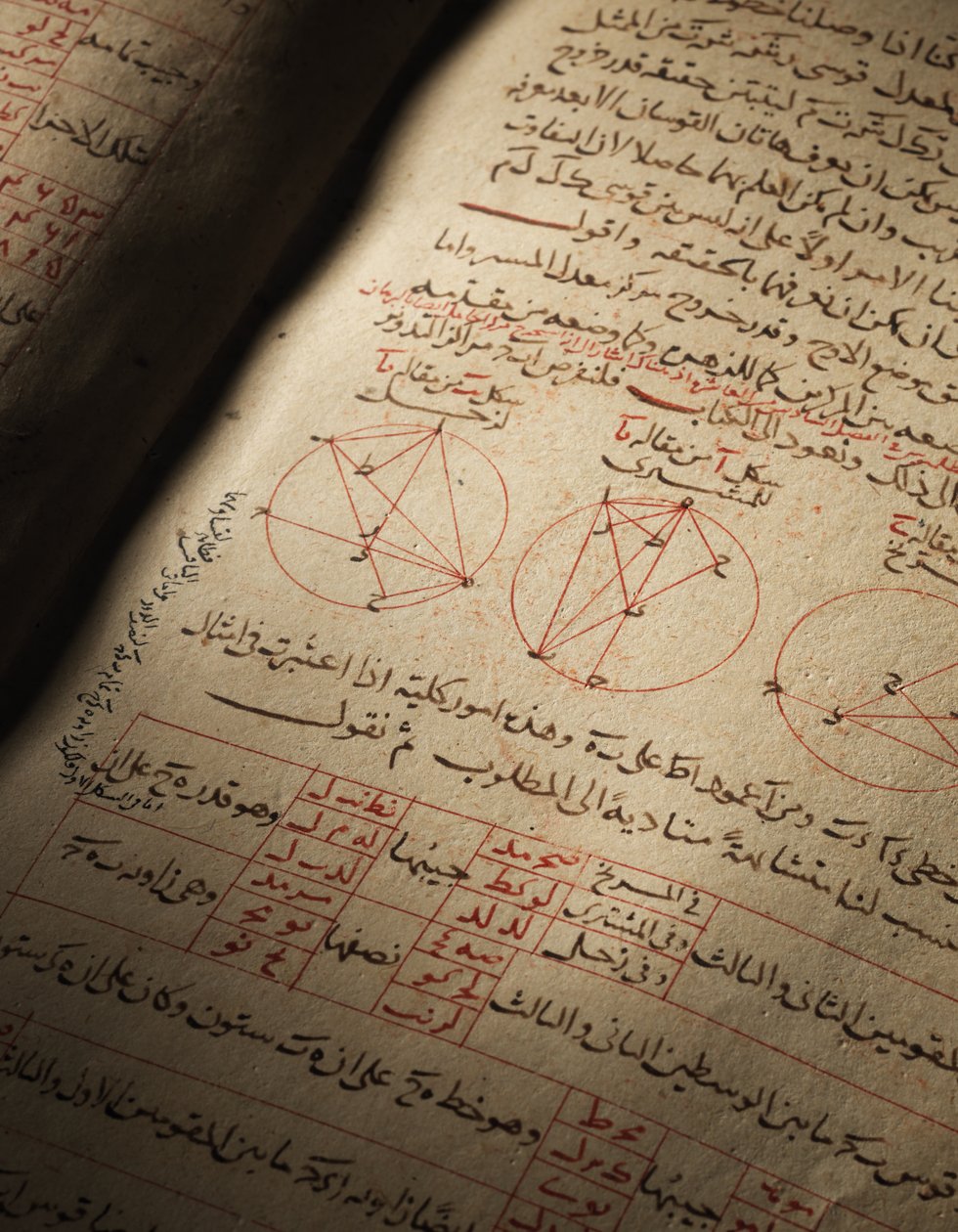Et kompendium av avhandlinger om astronomi og matematikk av Nasir Al-Din Muhammad bin Al-Hasan Al-Tusi av Seljuq Dynasty