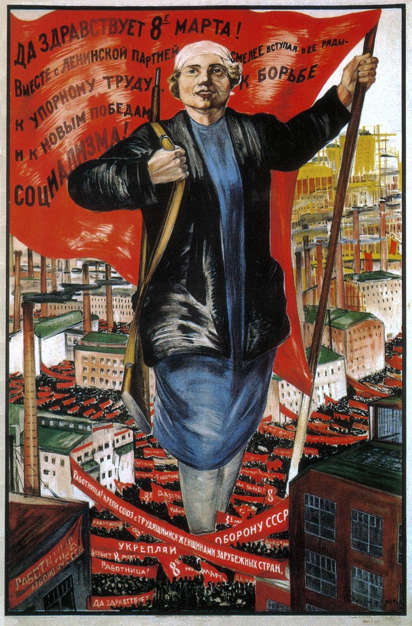 Lenge leve 8. mars!, 1934 av Sergei Alexandrovich Khristoforov
