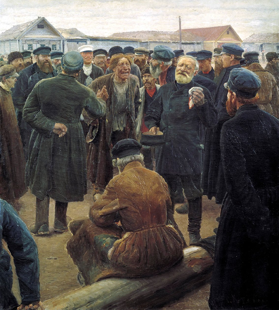 På landsmøtet, 1893. av Sergei Alexeevich Korovin