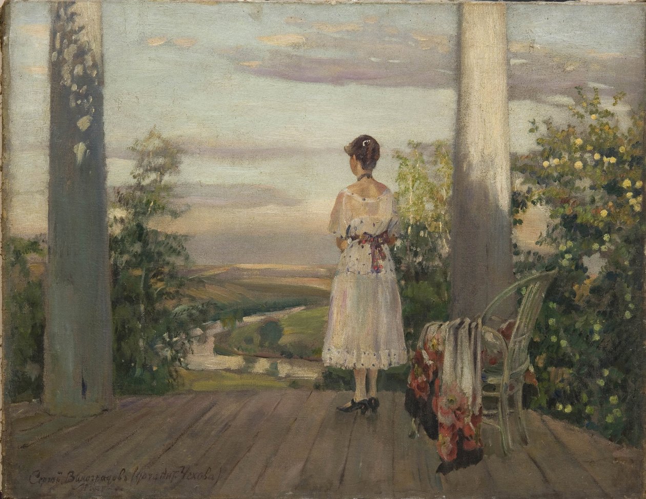 Landstedet til Anton Chekhov på Melikhovo, 1910-tallet av Sergei Arsenevich Vinogradov