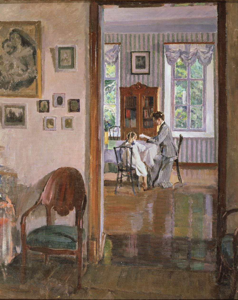 I et hus, 1910 av Sergei Arsenevich Vinogradov