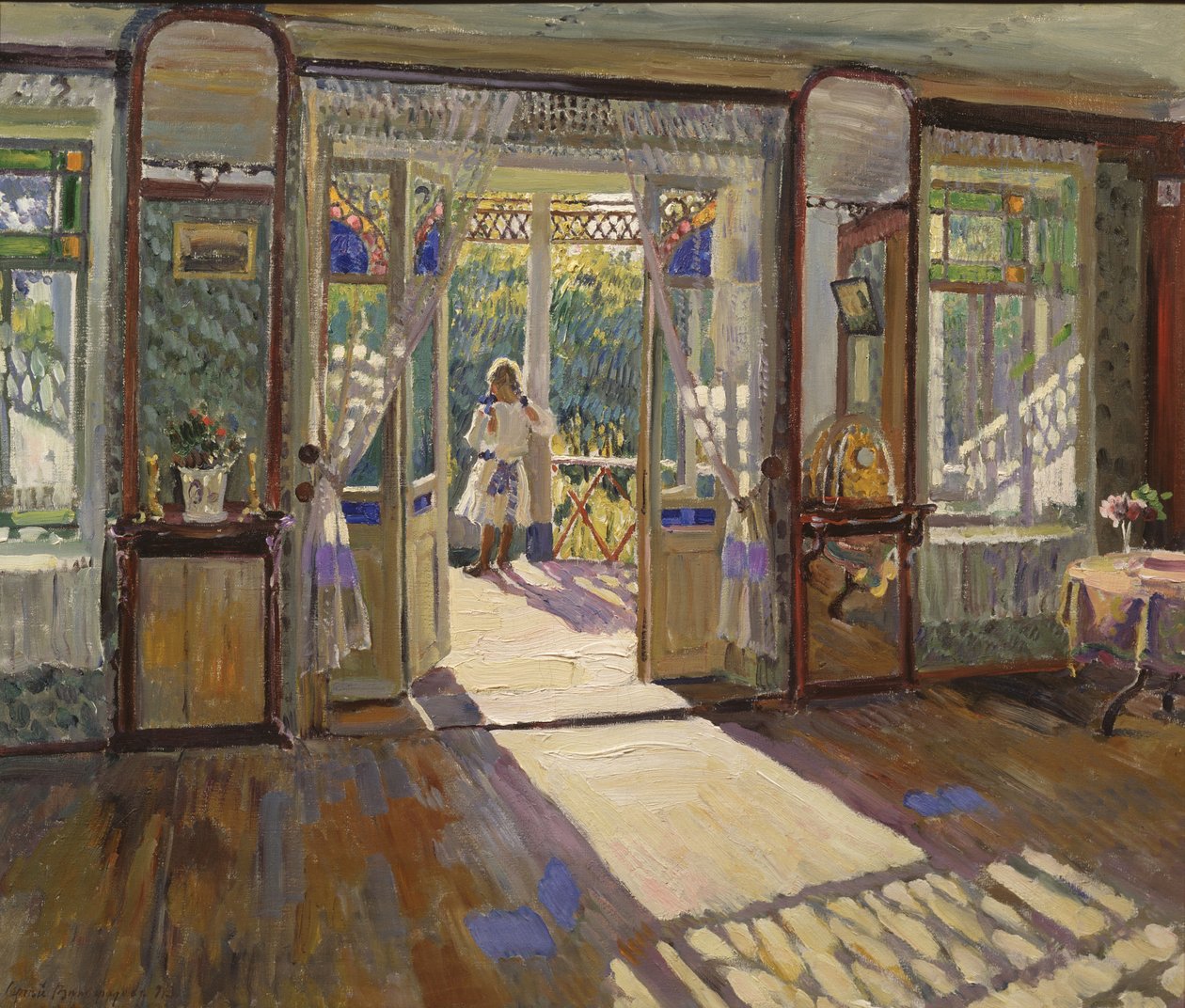 I et hus, 1913 av Sergei Arsenevich Vinogradov