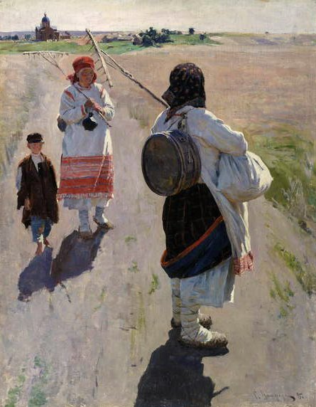 På vei til jobb av Sergei Arsenevich Vinogradov