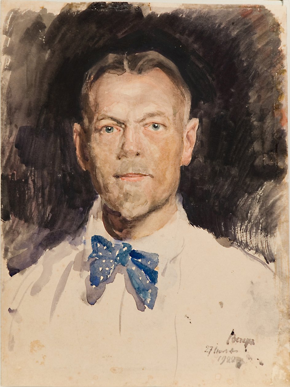 Selvportrett, 1922 av Sergei Arsenevich Vinogradov