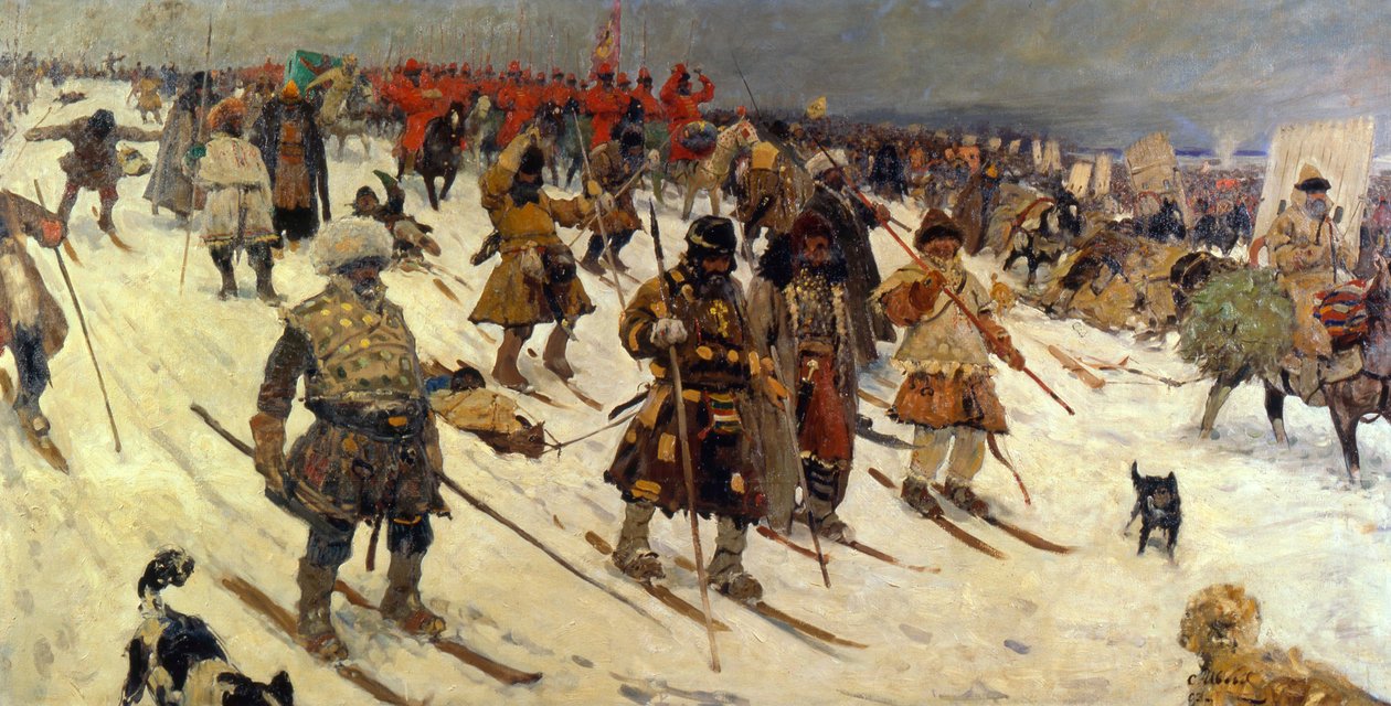 Russernes militære kampanje på 1500-tallet, 1903 av Sergei Ivanov