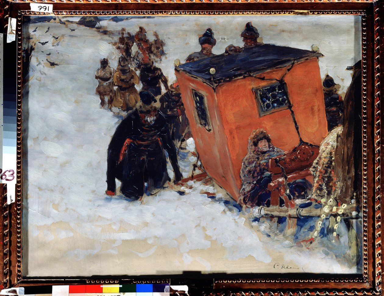 Sleden lukker boyarer (boiard, boiar) (russiske aristokrater) (The Boyar