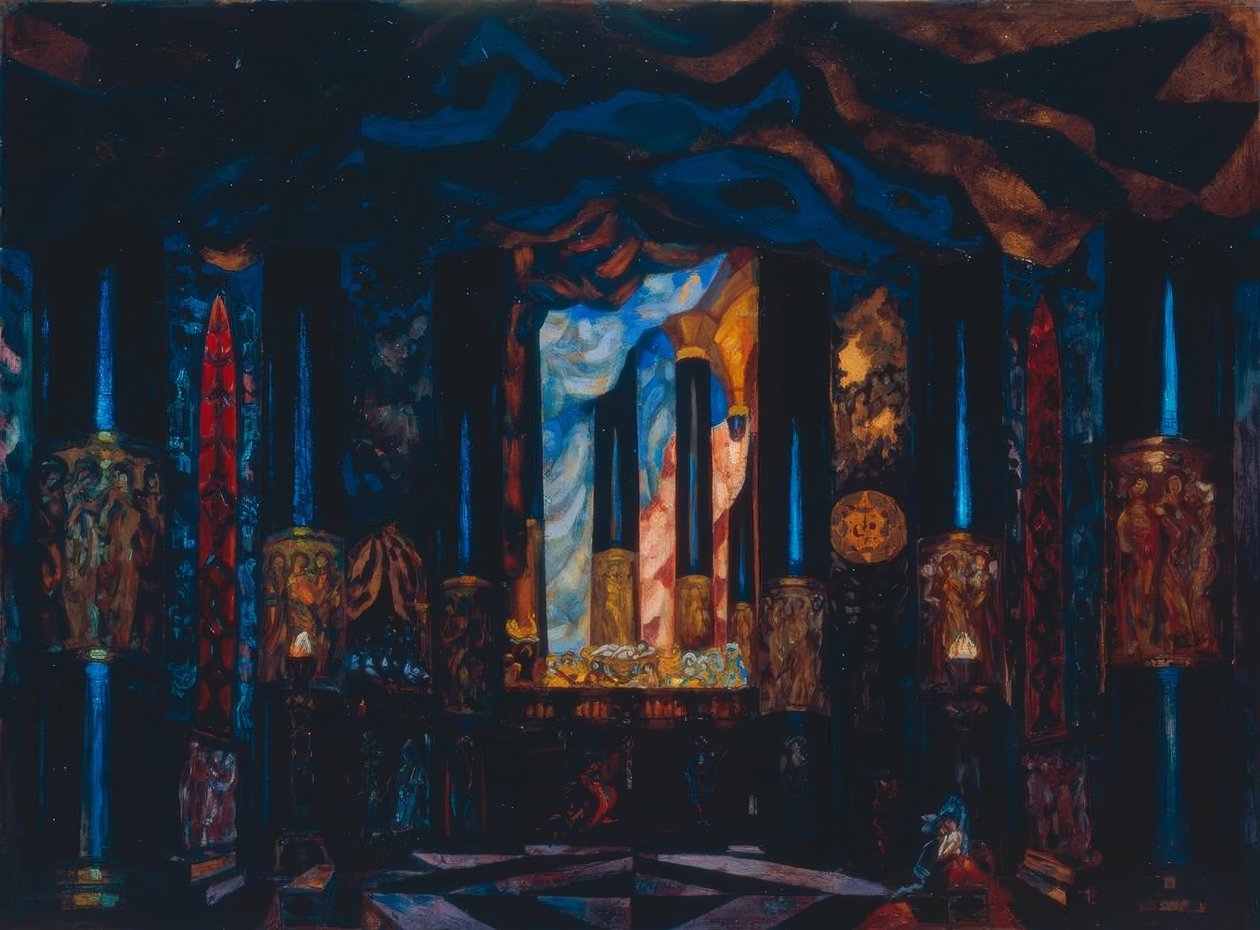 J.Benavente, annen side .. / Sudeikin av Sergei Jurjewitsch Sudeikin