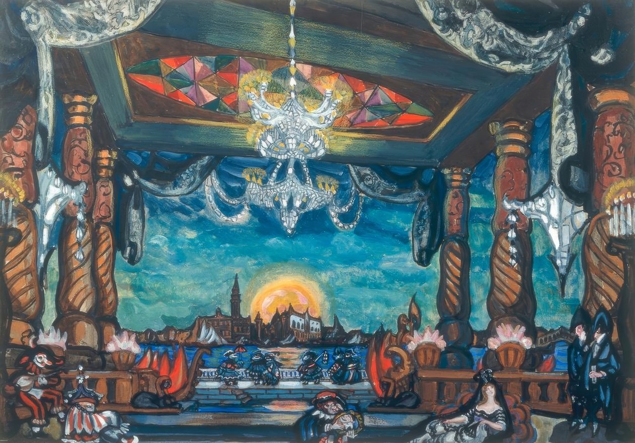 J. Offenbach, Hoffm. Malm. / Sudeikin av Sergei Jurjewitsch Sudeikin