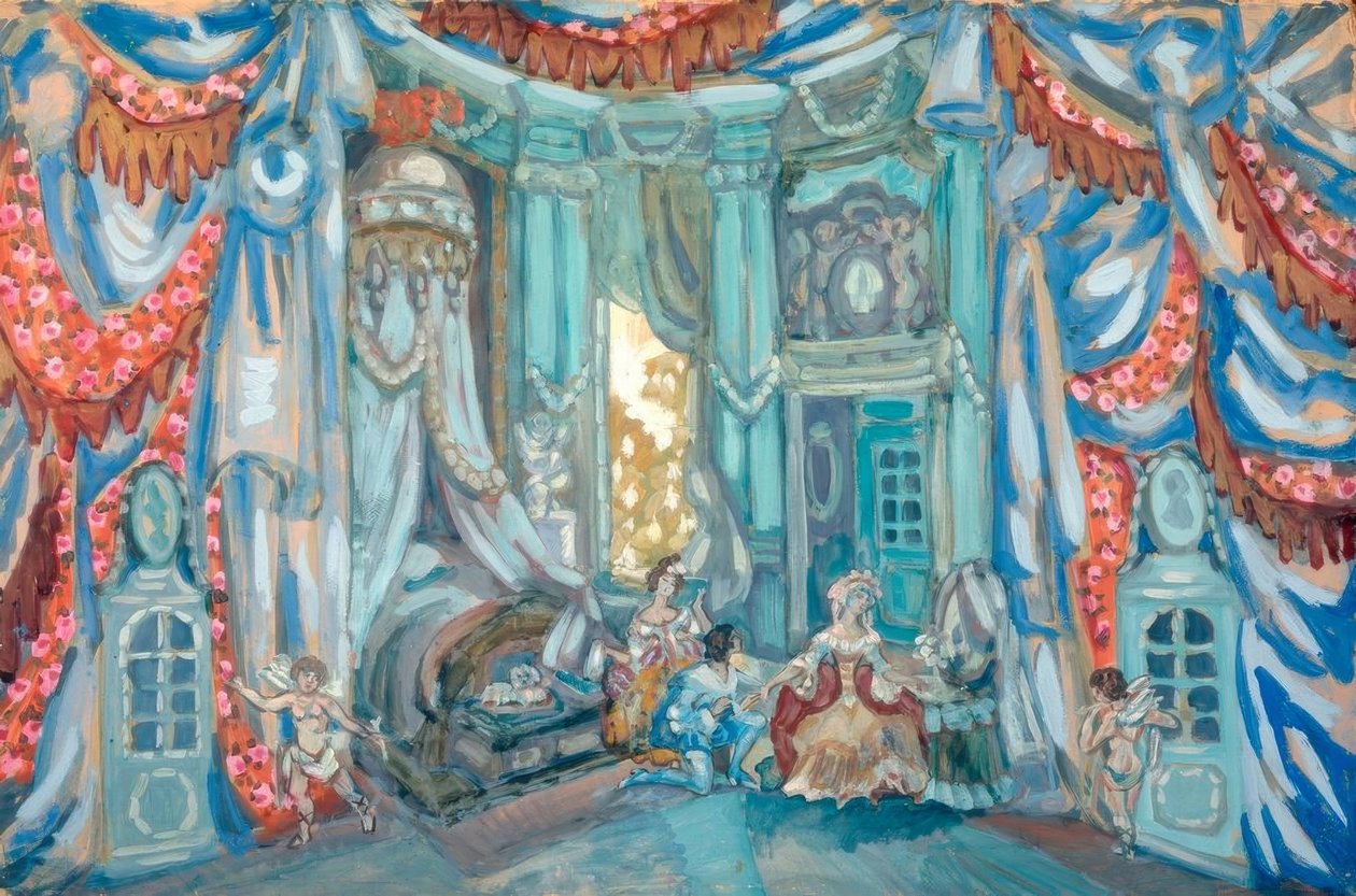 Mozart, Figaro / scenografi Sudeikin av Sergei Jurjewitsch Sudeikin