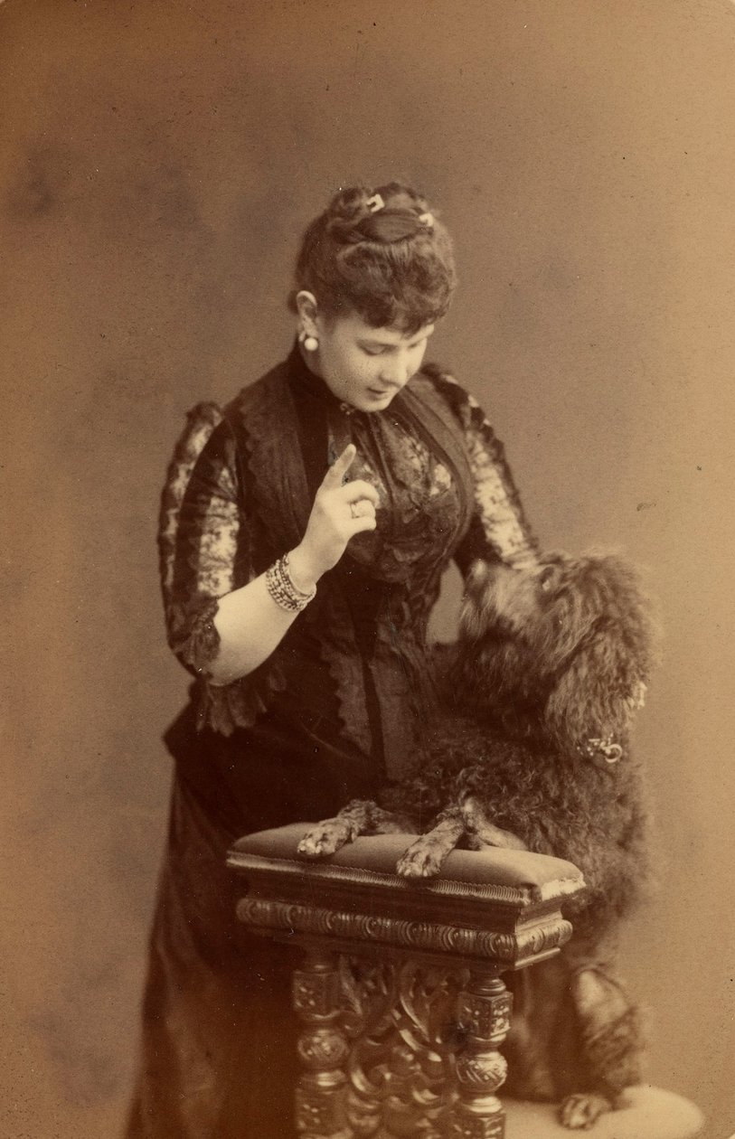 Marie Pavlovna de Russie - Storhertuginne Maria Pavlovna av Russland (1854-1920), av Levitsky, Sergei Lvovich (1819-1898). Albumin Photo, ca 1885. Russian State Film and Photo Archive, Krasnogorsk av Sergei Lvovich Levitsky